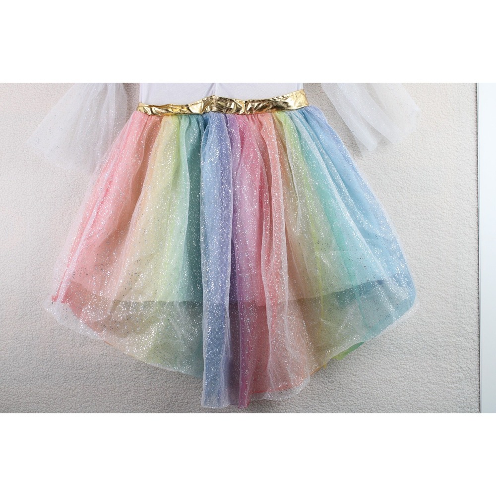 Hyde and EEK! Boutique Kids Rainbow Unicorn Dress with Wings Costume Large L - Picture 15 of 16